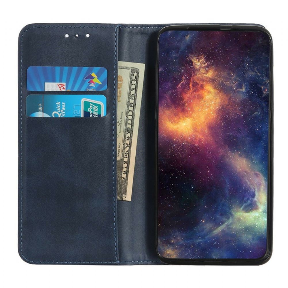 Kryty Na Mobil Na Samsung Galaxy S21 FE Flipové Pouzdro Štípaná Kůže