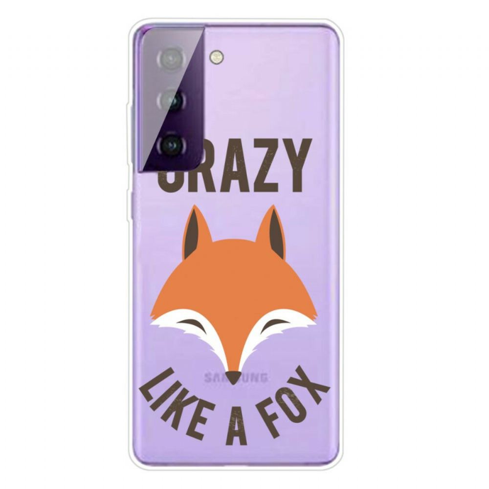 Kryty Na Mobil Na Samsung Galaxy S21 FE Liška / Crazy Like A Fox