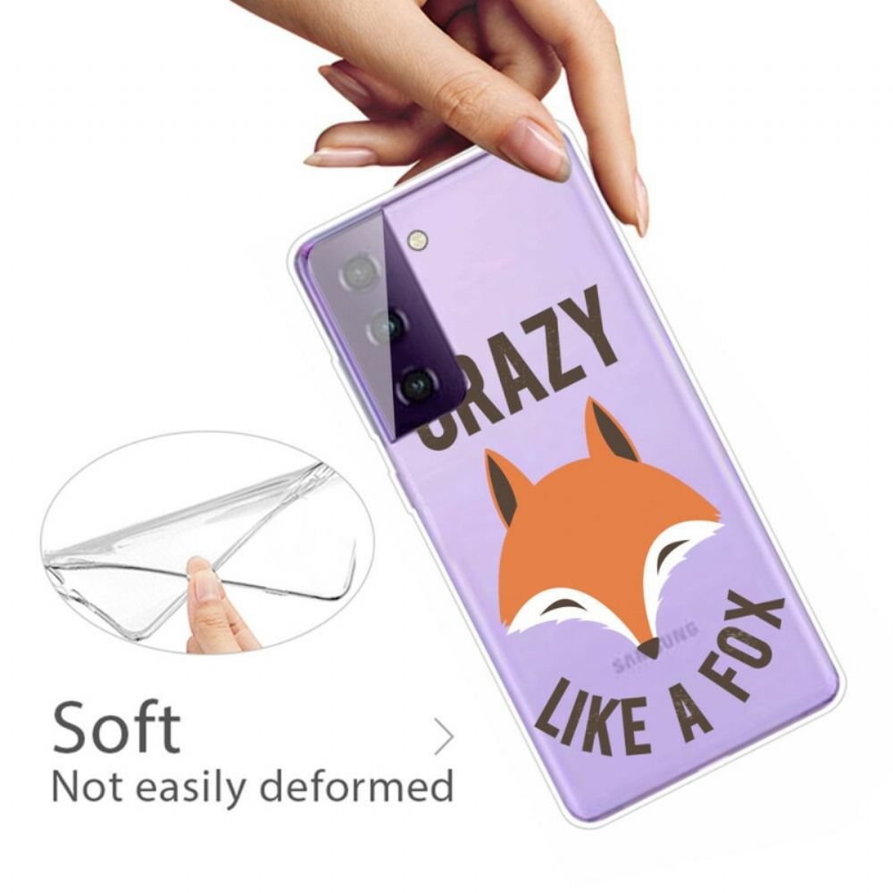 Kryty Na Mobil Na Samsung Galaxy S21 FE Liška / Crazy Like A Fox