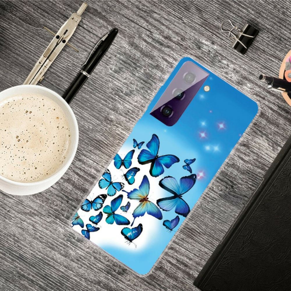 Kryty Na Mobil Na Samsung Galaxy S21 FE Motýli Motýli