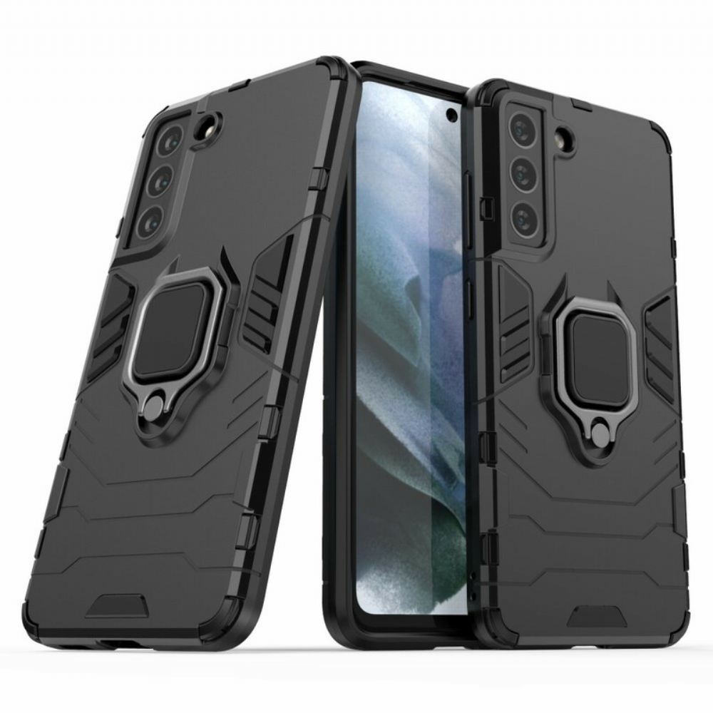 Kryty Na Mobil Na Samsung Galaxy S21 FE Odolný Vůči Prstenu
