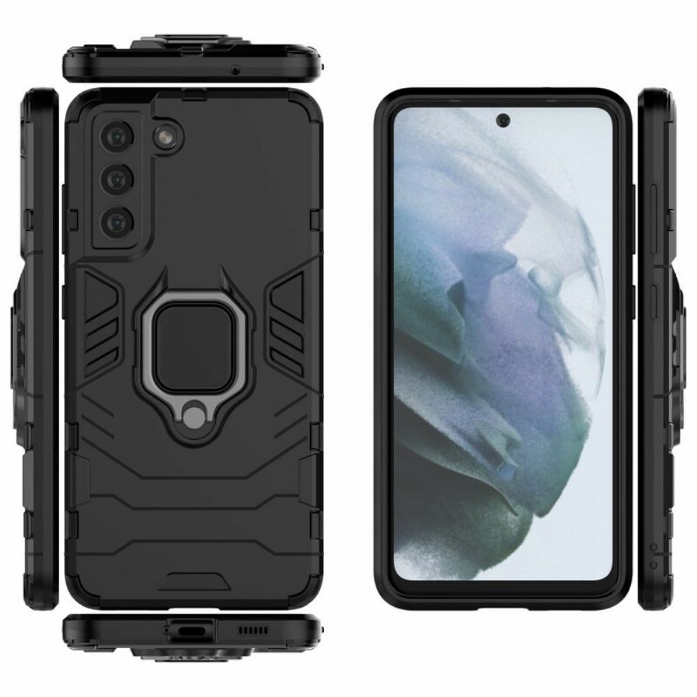 Kryty Na Mobil Na Samsung Galaxy S21 FE Odolný Vůči Prstenu