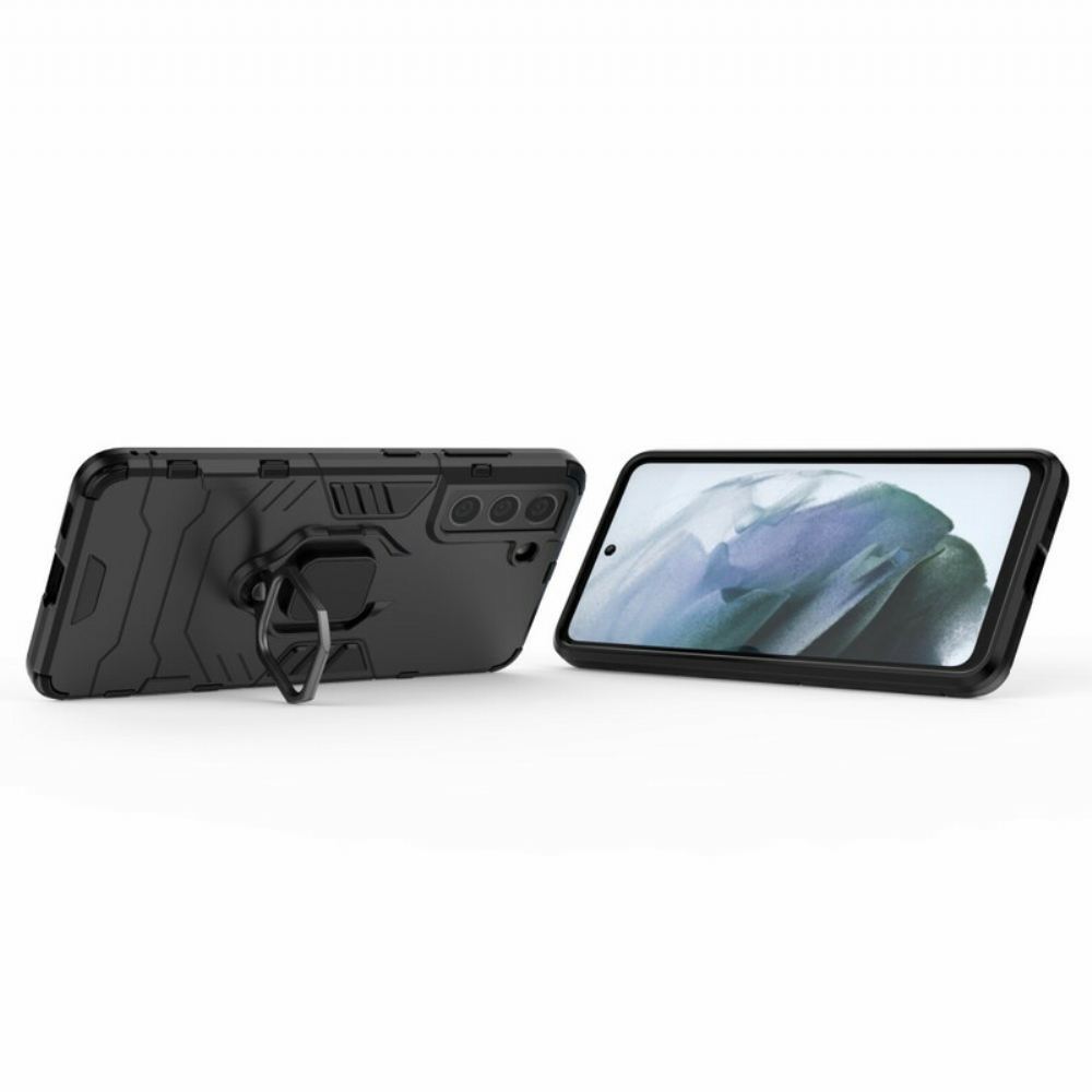 Kryty Na Mobil Na Samsung Galaxy S21 FE Odolný Vůči Prstenu