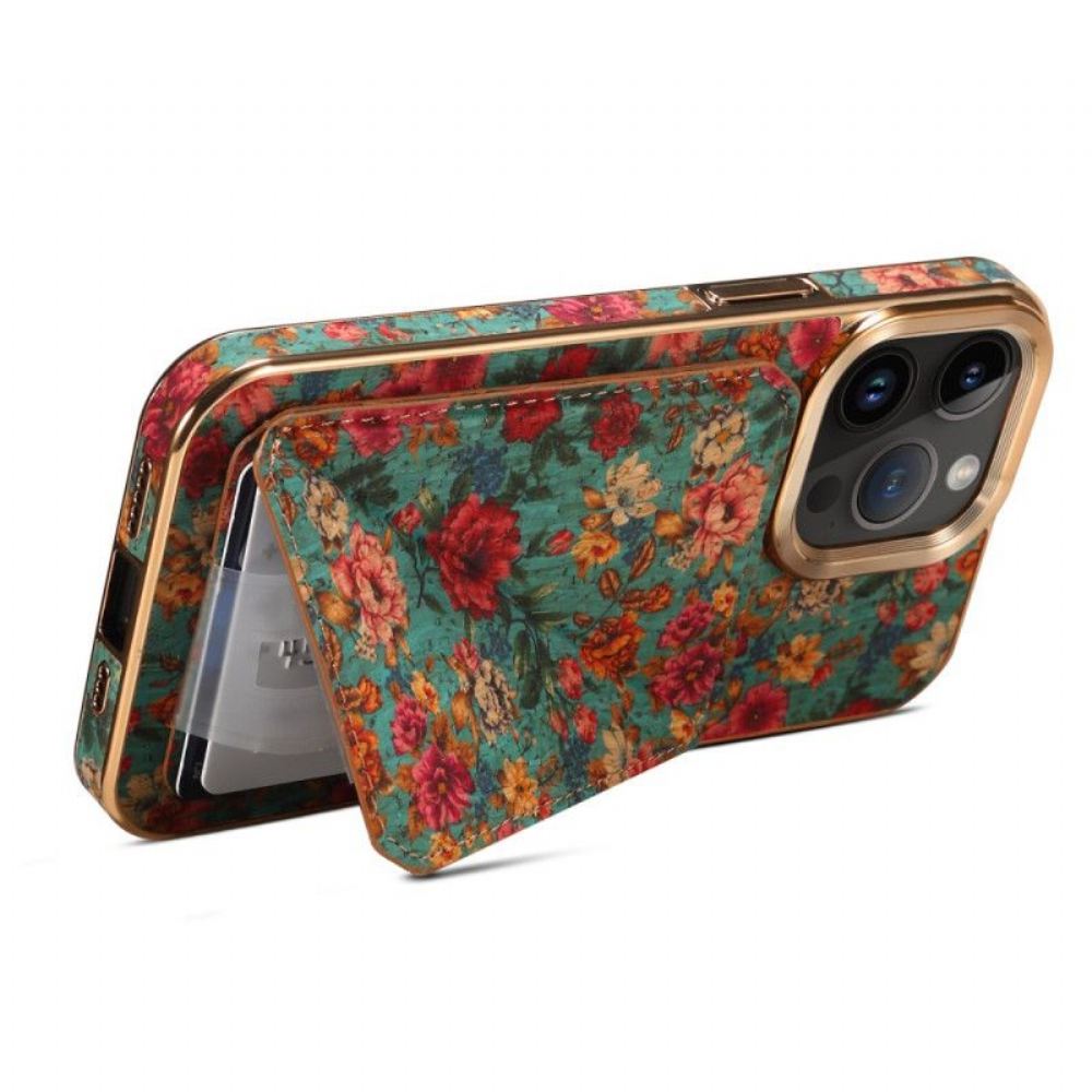 Kryty Na Mobil Na iPhone 15 Pro Max Vintage Držitel Karty