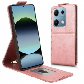 Kožený Kryt Xiaomi Redmi Note 14s Design S Vertikální Klopou