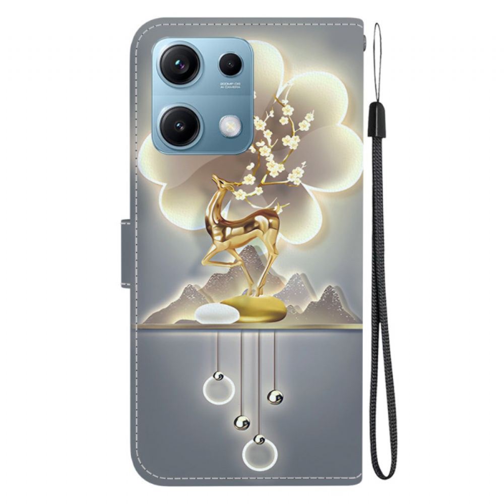 Kožený Kryt Xiaomi Redmi Note 14s Jelen Sika