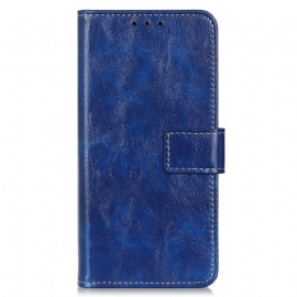 Kožený Kryt Xiaomi Redmi Note 14s Lesklá Umělá Kůže