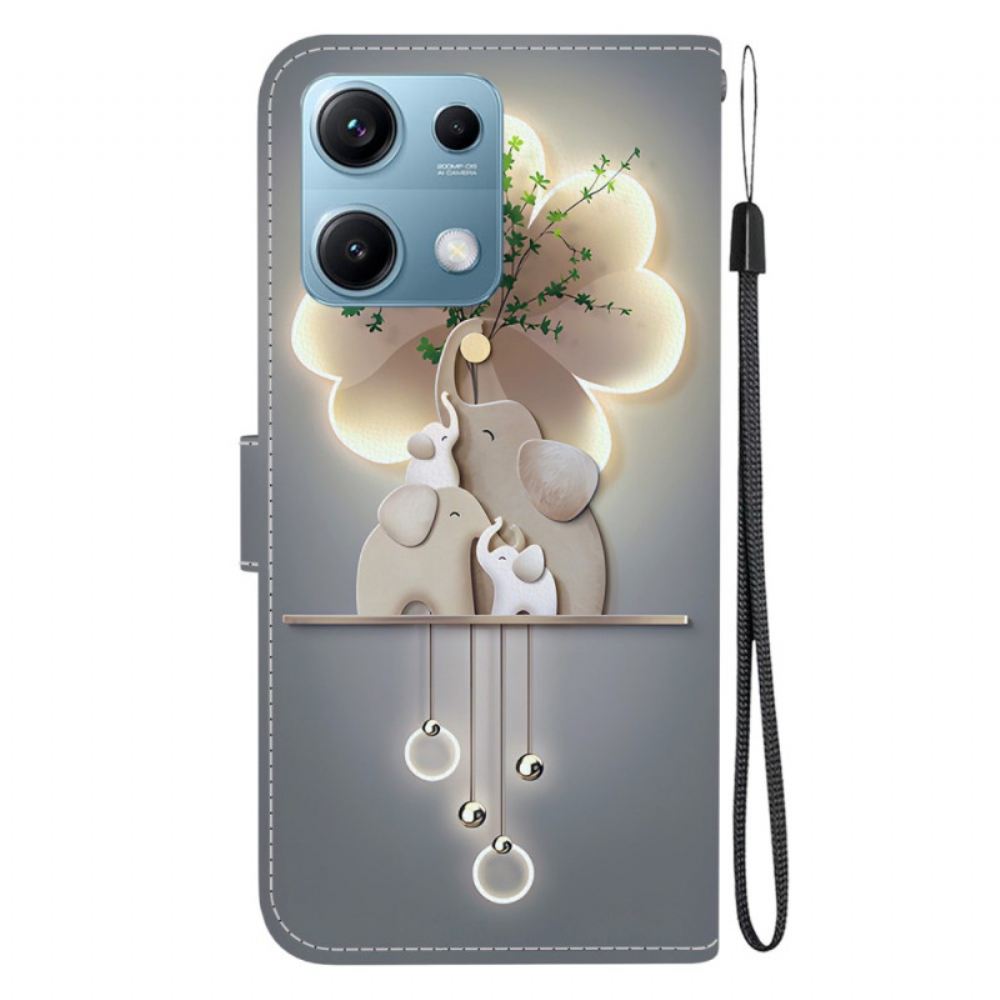 Kožený Kryt Xiaomi Redmi Note 14s Sloni