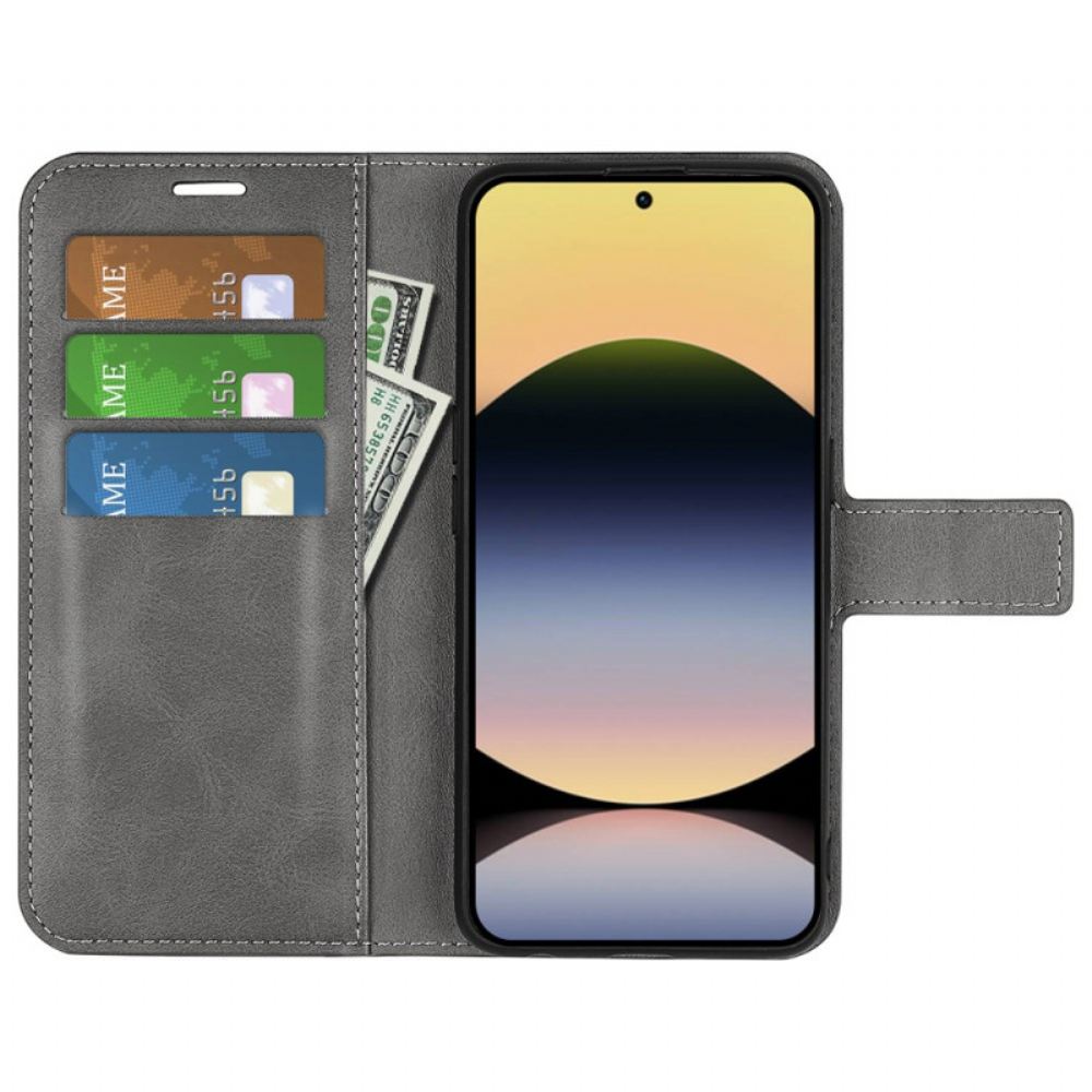 Kožený Kryt Xiaomi Redmi Note 14s Kožený Styl