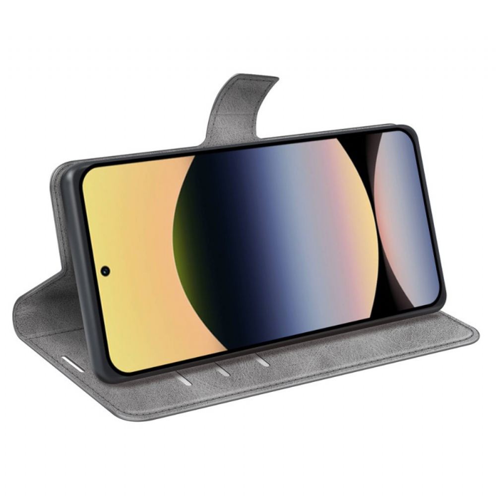 Kožený Kryt Xiaomi Redmi Note 14s Kožený Styl