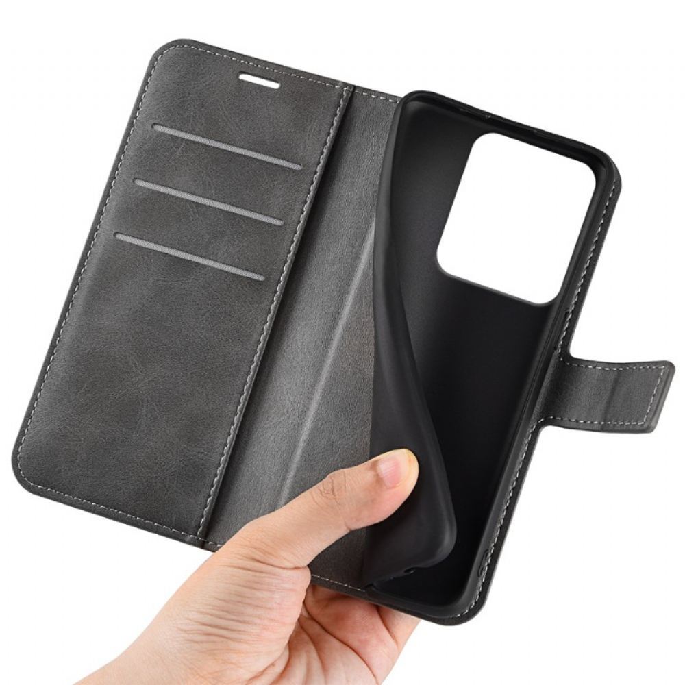 Kožený Kryt Xiaomi Redmi Note 14s Kožený Styl