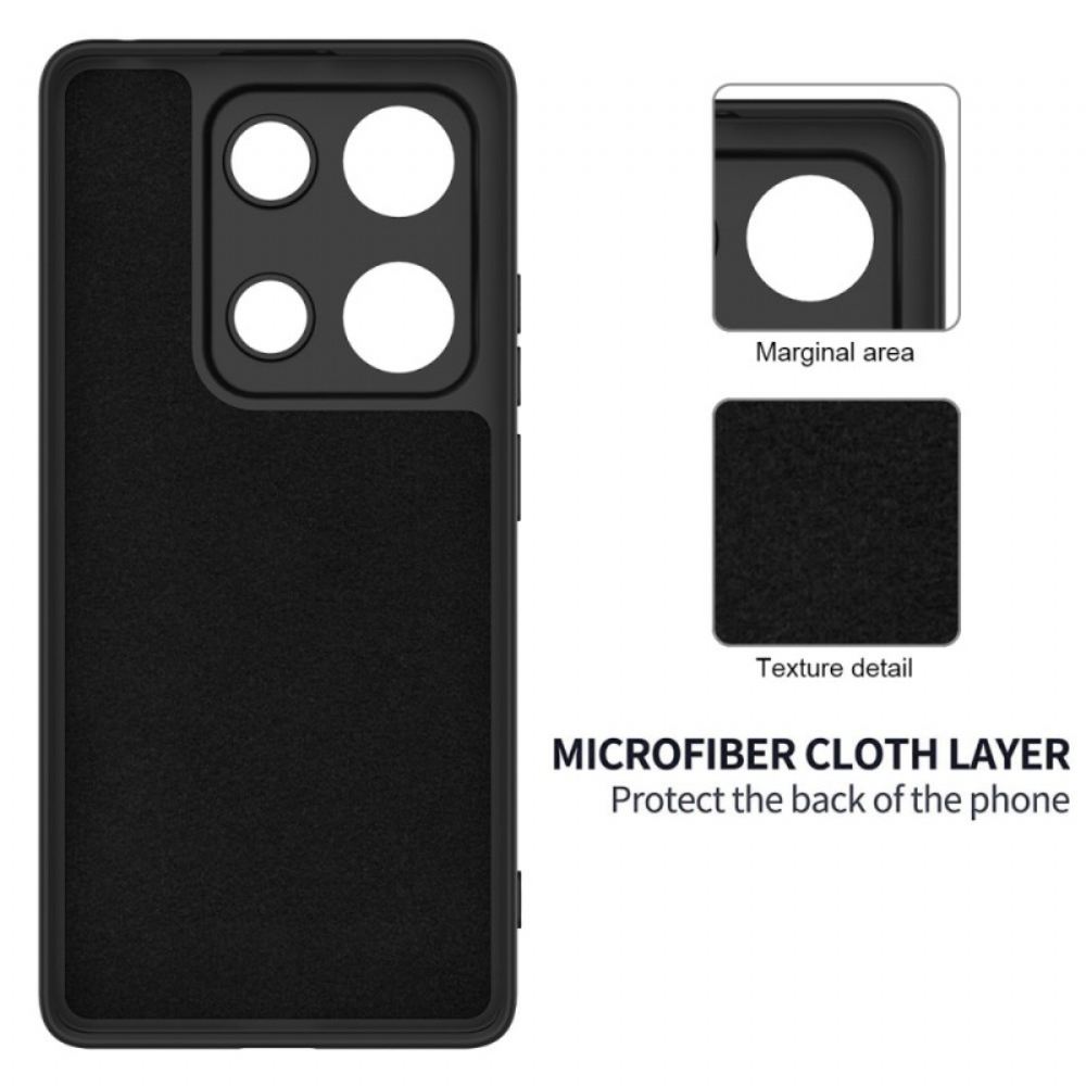 Kryt Xiaomi Redmi Note 14s Řemínek Z Tekutého Silikonu