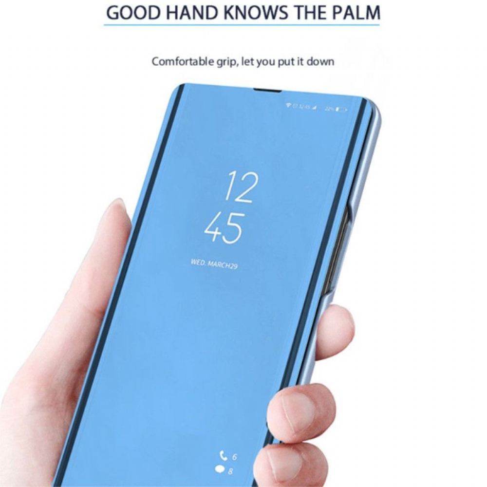 Kryty Na Mobil Na Poco M5 Zrcadlo A Umělá Kůže