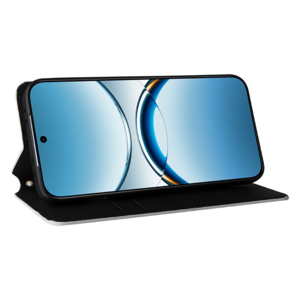 Kožené Pouzdro Folio Oppo Find X8 3d Diamanty