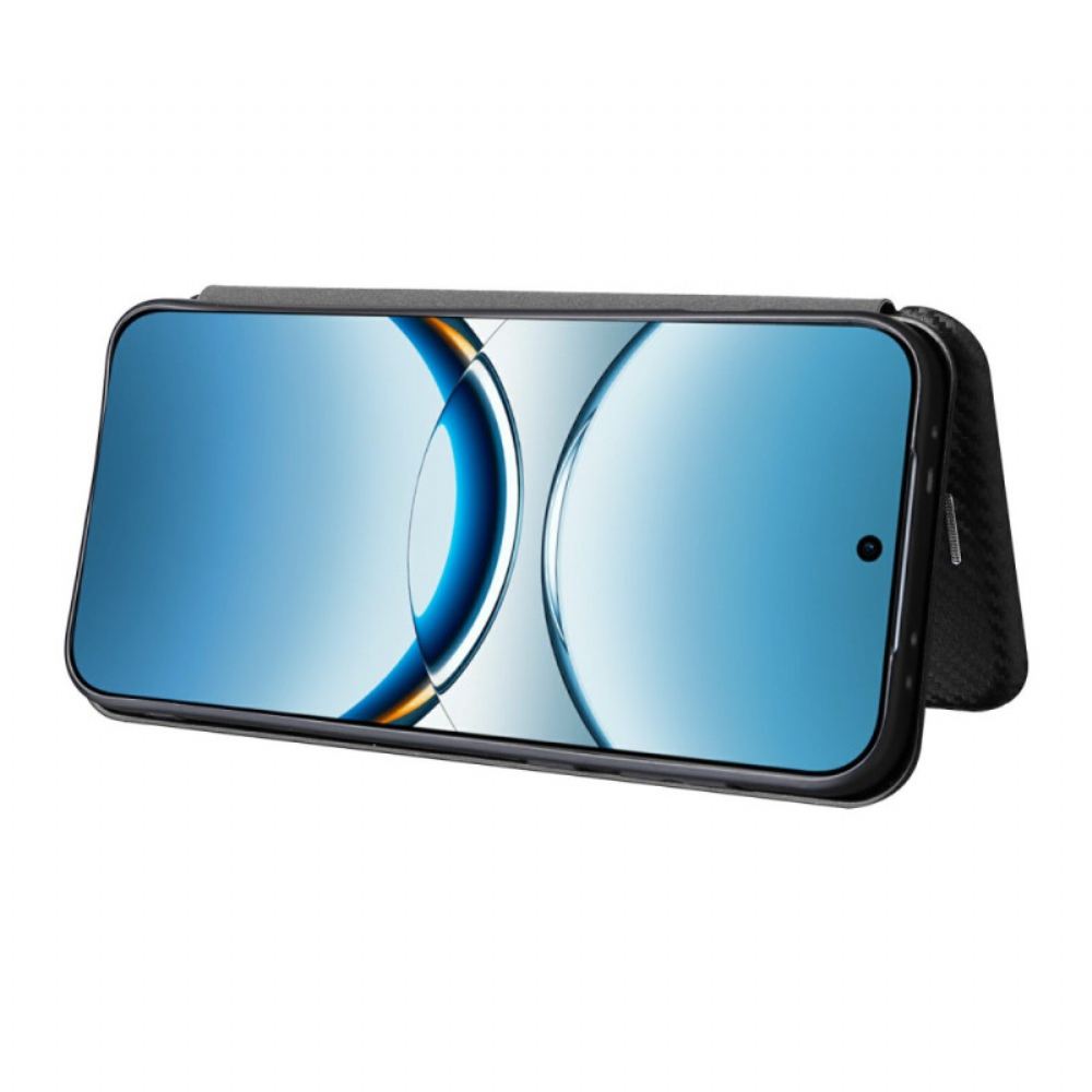 Kožené Pouzdro Folio Oppo Find X8 Uhlíková Vlákna