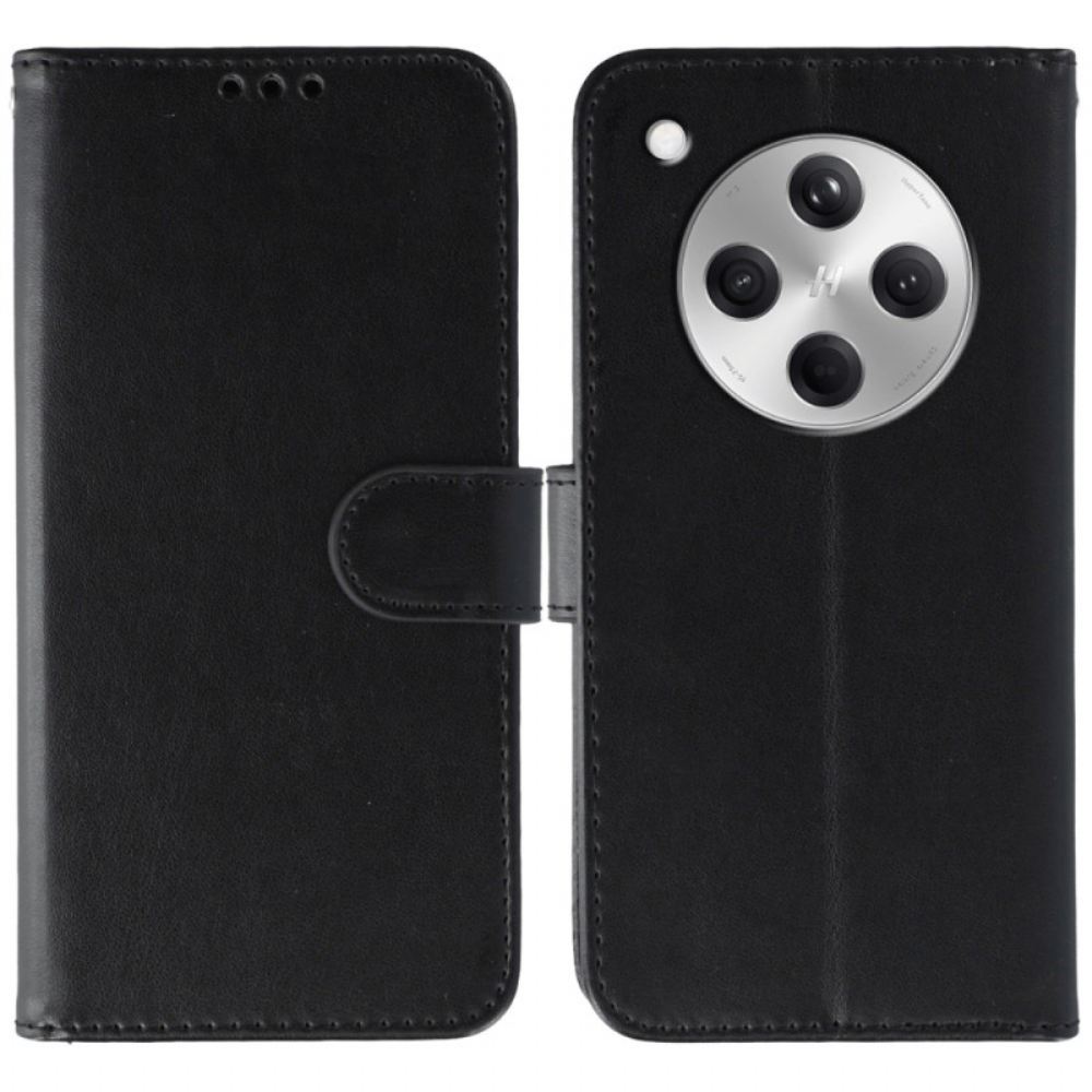 Kožený Kryt Na Oppo Find X8 Řemínek Z Umělé Kůže