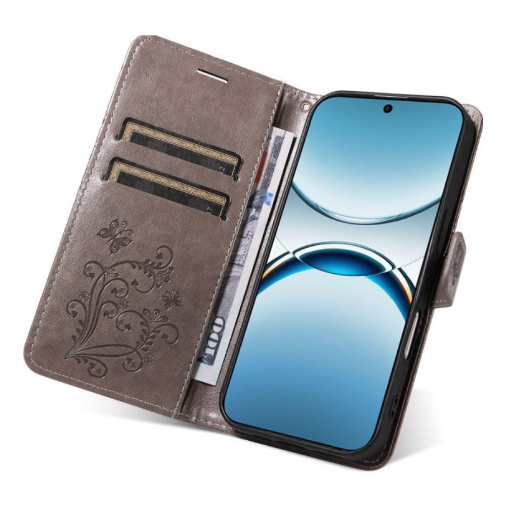 Kožený Kryt Oppo Find X8 Obří Motýli