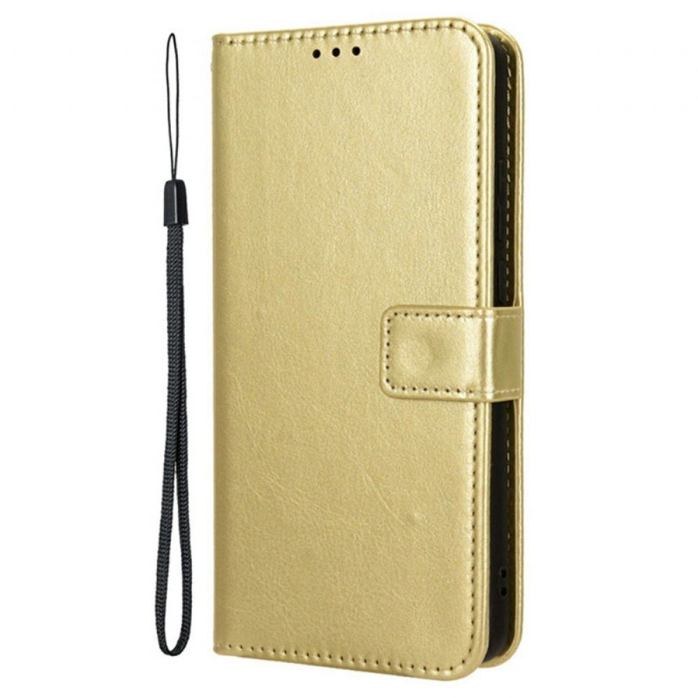 Kožený Kryt Oppo Find X8 Okázalá Umělá Kůže