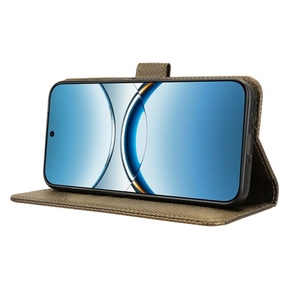 Kožený Kryt Oppo Find X8 Pásek S Puntíky