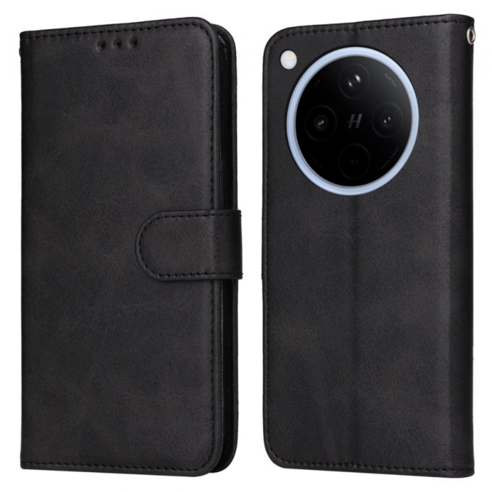 Kožený Kryt Oppo Find X8 Řemínek Z Umělé Kůže