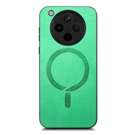 Kryt Na Oppo Find X8 Kompatibilní S Magsafe Kožený Efekt