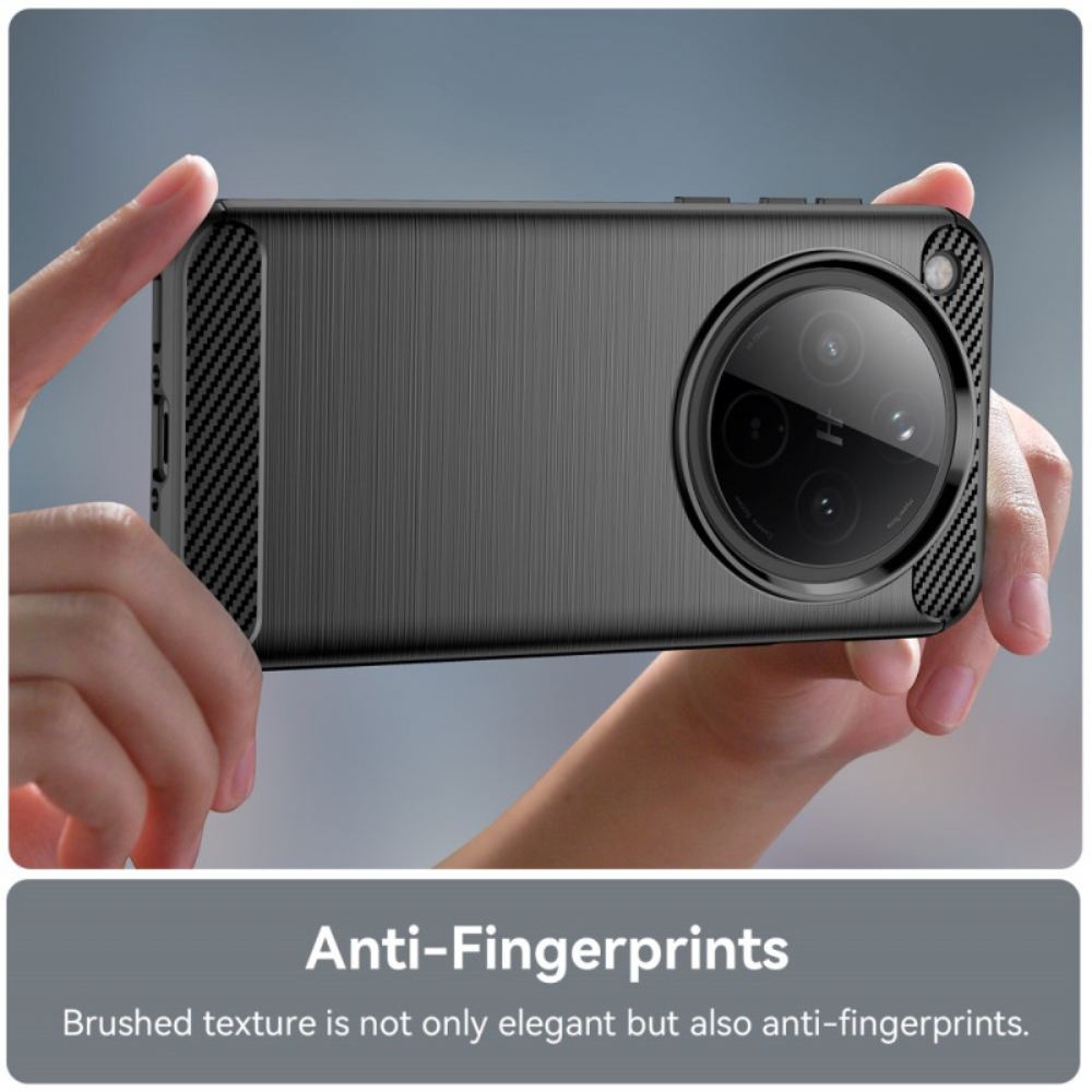 Kryt Oppo Find X8 Kartáčovaný Uhlíkový Materiál