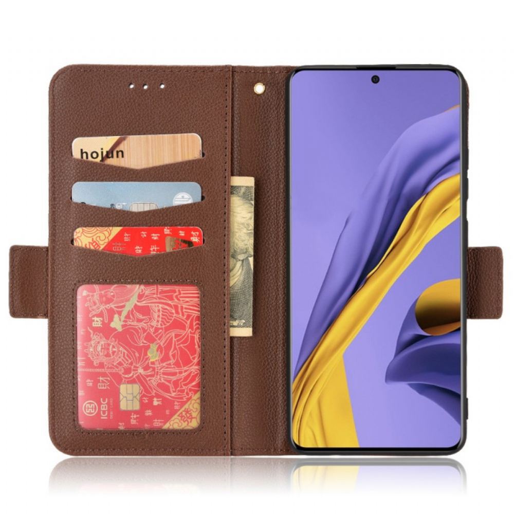 Flipové Pouzdro Na Samsung Galaxy A51 5G Kožené Pouzdro Klapka Dvojité Nové Barvy