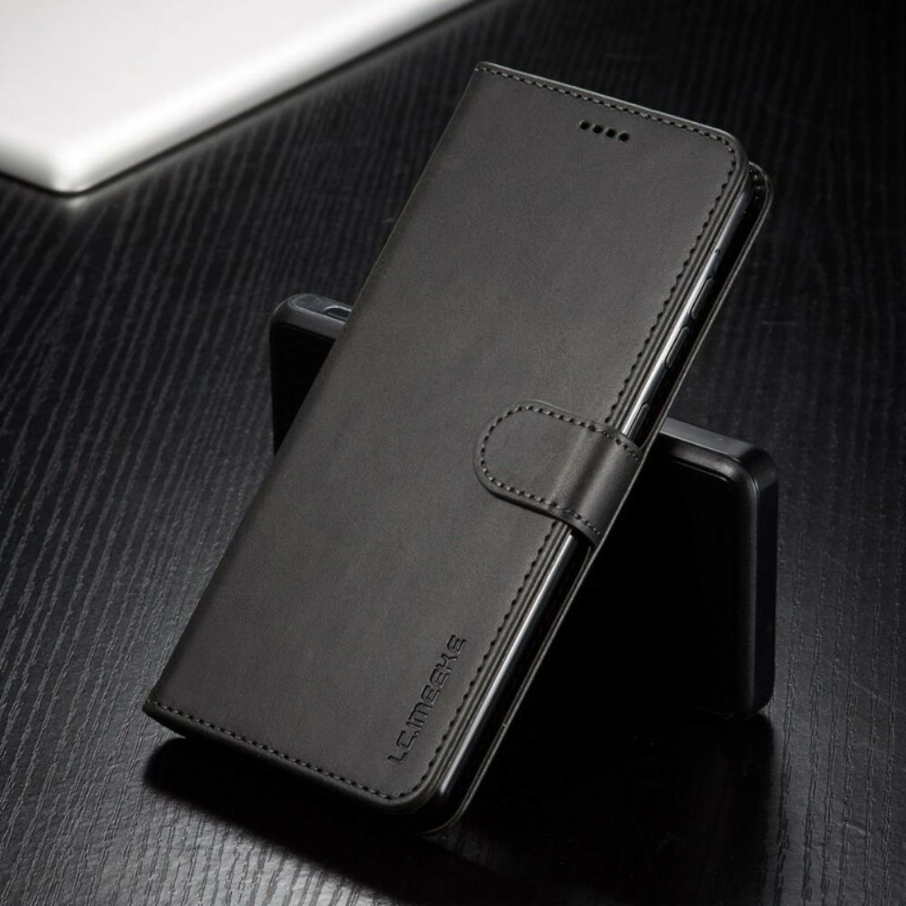 Flipové Pouzdro Na Samsung Galaxy A51 5G Kožený Efekt Lc.imeeke