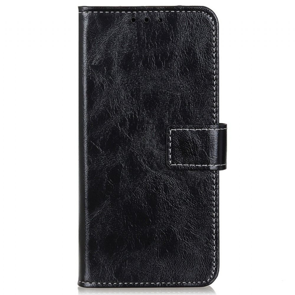 Flipové Pouzdro Na Oppo Reno 7 Lakované Se Švy