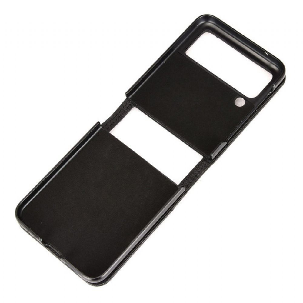 Kryty Na Mobil Na Samsung Galaxy Z Flip 3 5G Flipové Pouzdro Držák Karty 3d Designu