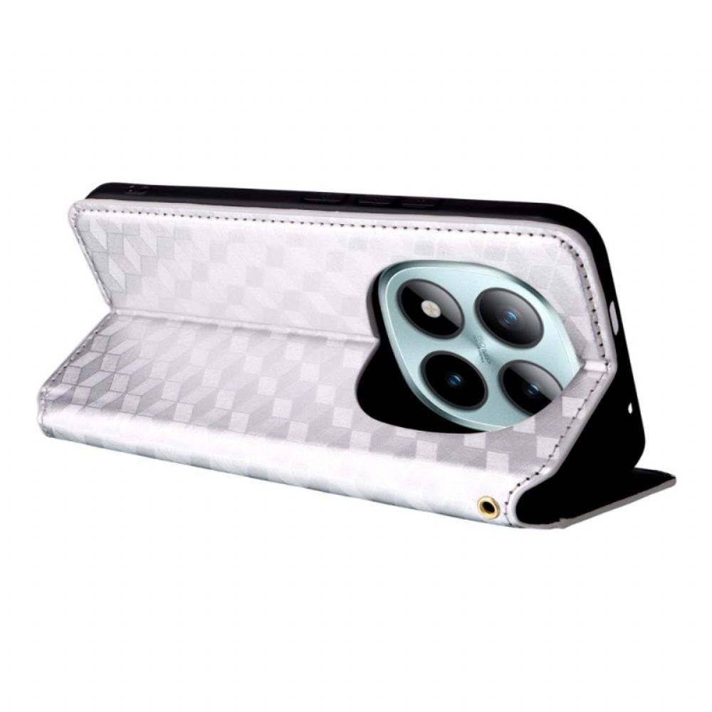 Kožené Pouzdro Folio Na Xiaomi Redmi Note 15 Pro Plus 5g Lesklé Diamanty