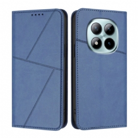 Kožené Pouzdro Folio Na Xiaomi Redmi Note 15 Pro Plus 5g Linie