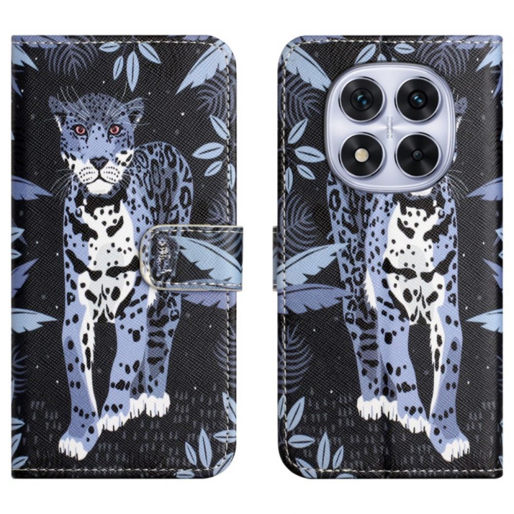 Kožený Kryt Na Xiaomi Redmi Note 15 Pro Plus 5g Leopard