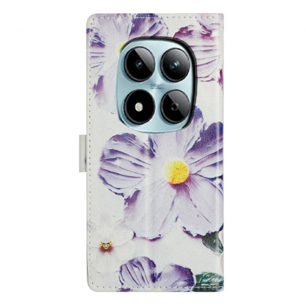 Kožený Kryt Xiaomi Redmi Note 15 Pro Plus 5g Fialky