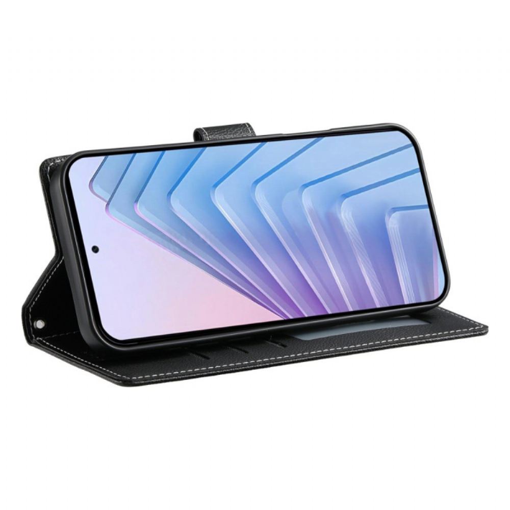 Kožený Kryt Xiaomi Redmi Note 15 Pro Plus 5g Jednobarevná Umělá Kůže