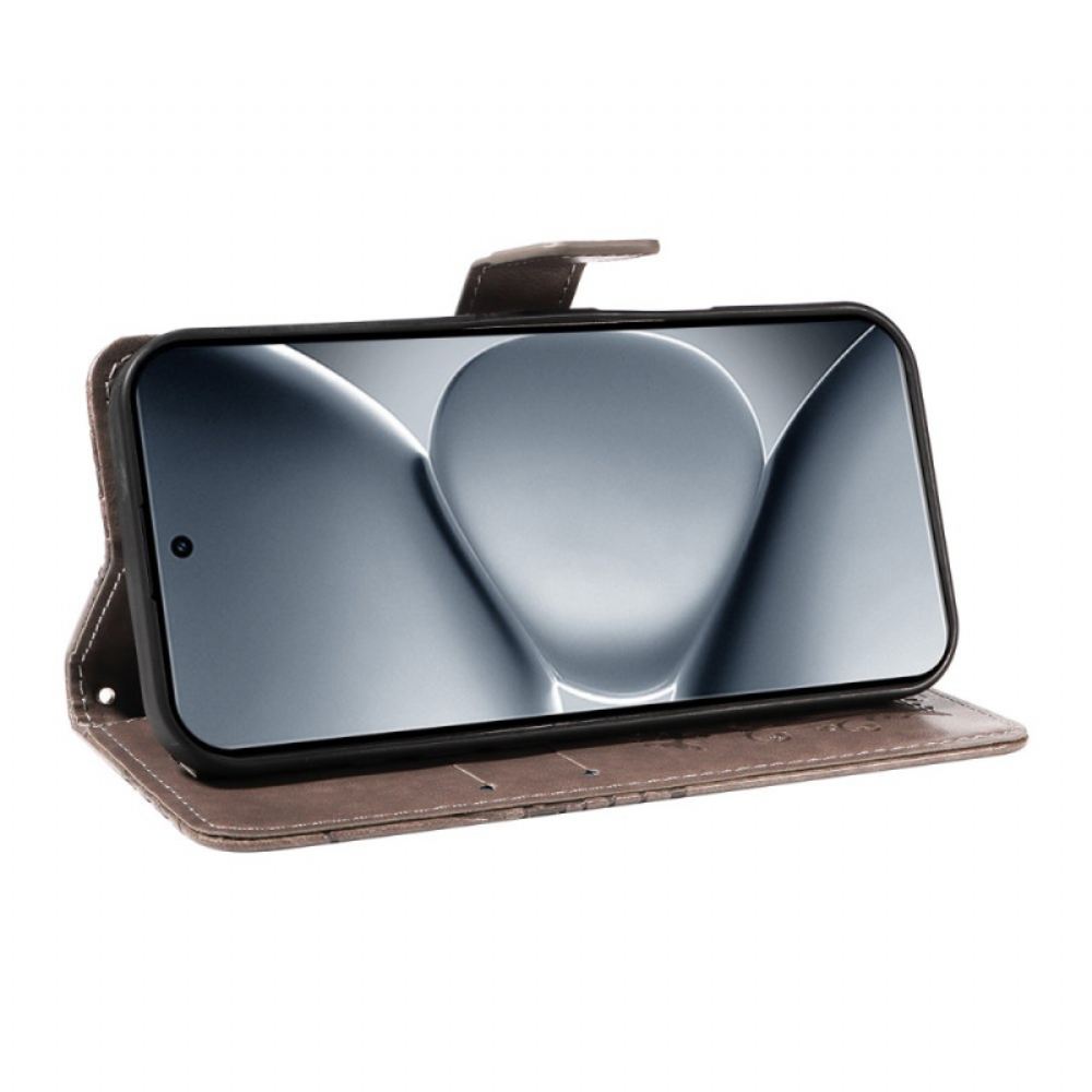 Kožený Kryt Xiaomi Redmi Note 15 Pro Plus 5g Obří Motýli