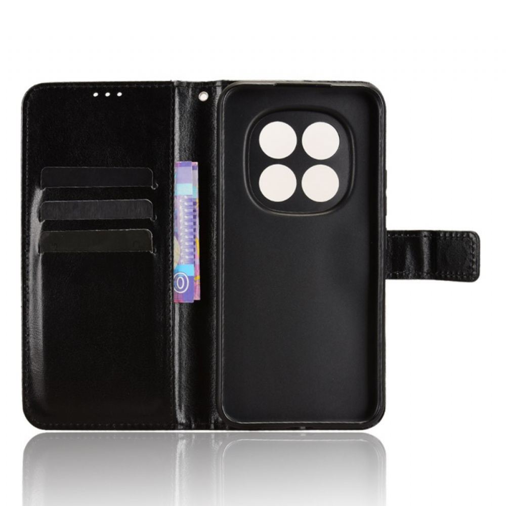 Kožený Kryt Xiaomi Redmi Note 15 Pro Plus 5g Okázalá Umělá Kůže