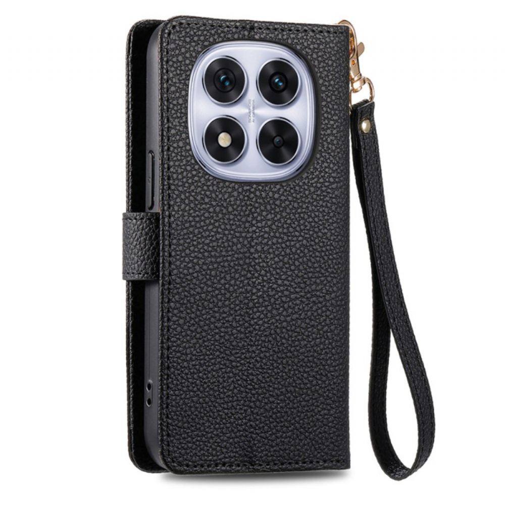 Kožený Kryt Xiaomi Redmi Note 15 Pro Plus 5g Rfid Blokování Srdce