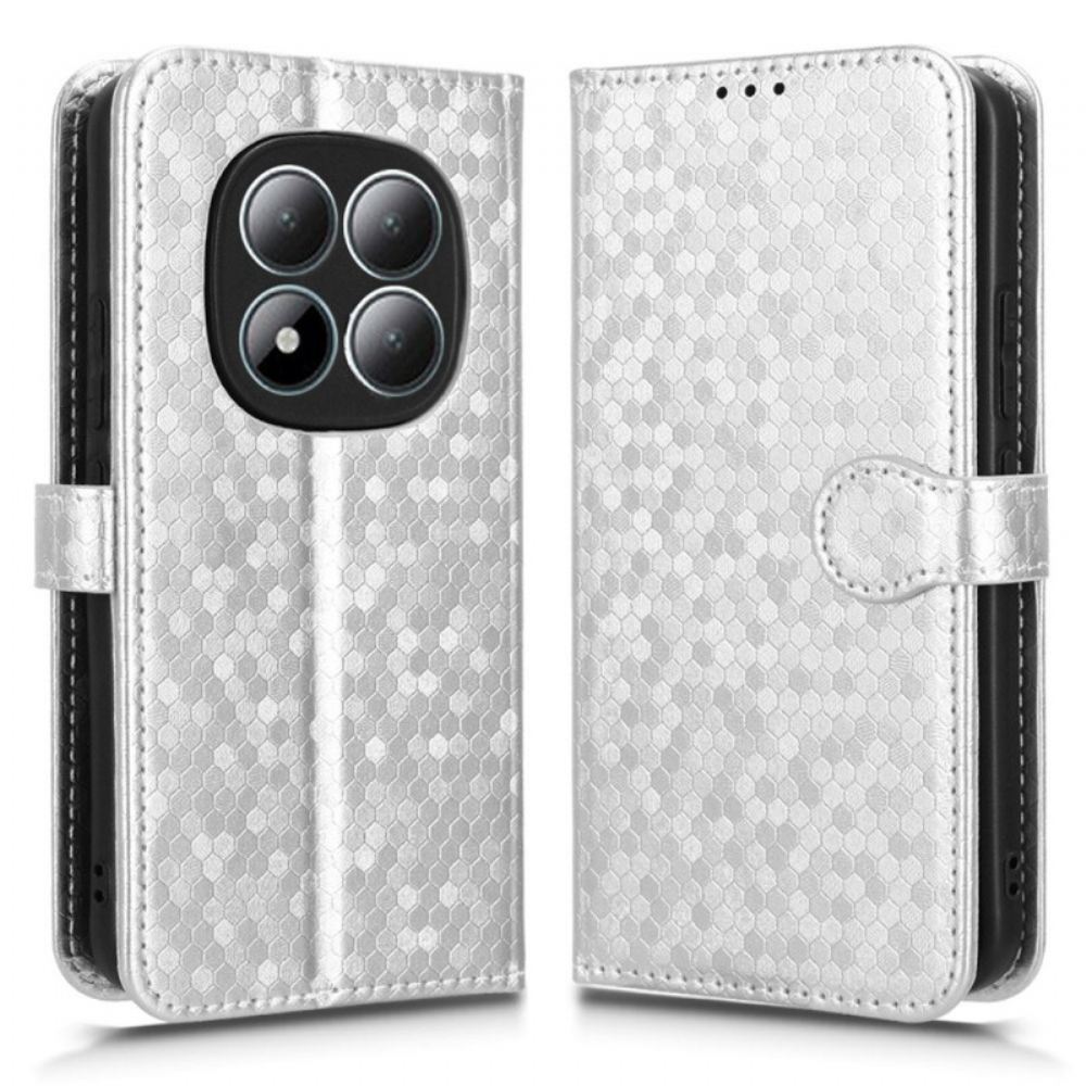 Kožený Kryt Xiaomi Redmi Note 15 Pro Plus 5g Třpytivé Tečky