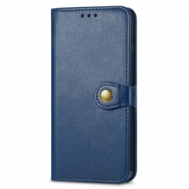 Kožený Kryt Xiaomi Redmi Note 15 Pro Plus 5g Zlatá Spona