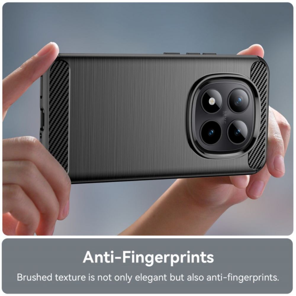 Kryt Xiaomi Redmi Note 15 Pro Plus 5g Kartáčované Uhlíkové Vlákno