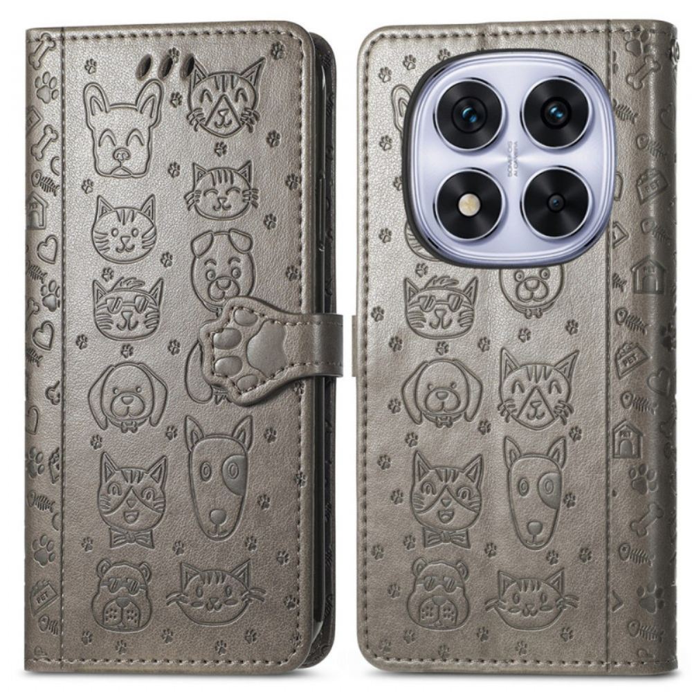 Peněženková Pouzdra Xiaomi Redmi Note 15 Pro Plus 5g Kryty Na Mobil Animovaná Zvířata