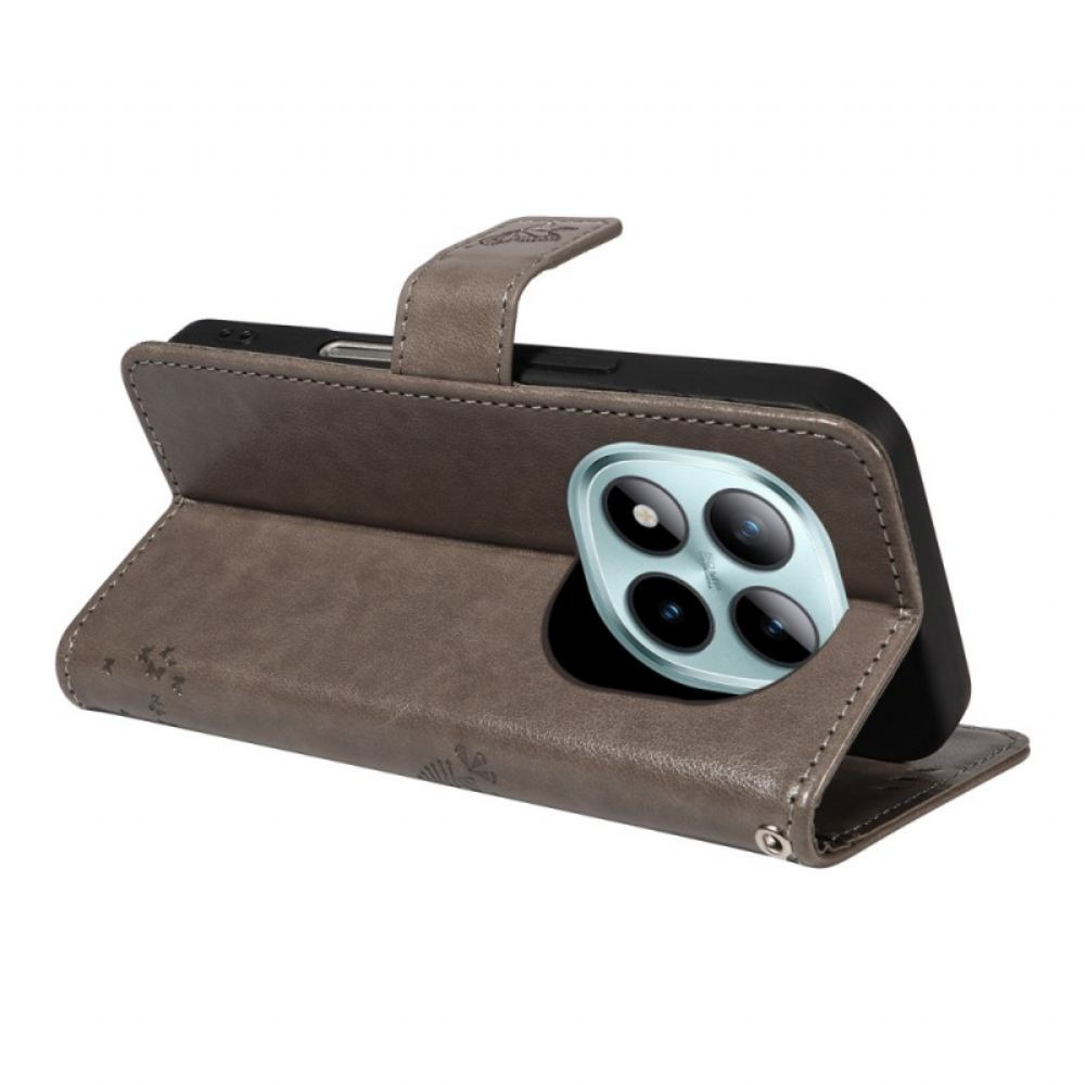 Peněženková Pouzdra Xiaomi Redmi Note 15 Pro Plus 5g Kryty Na Mobil Kočka A Strom