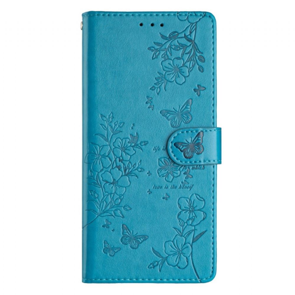 Peněženková Pouzdra Xiaomi Redmi Note 15 Pro Plus 5g Kryty Na Mobil Květinový Vzor