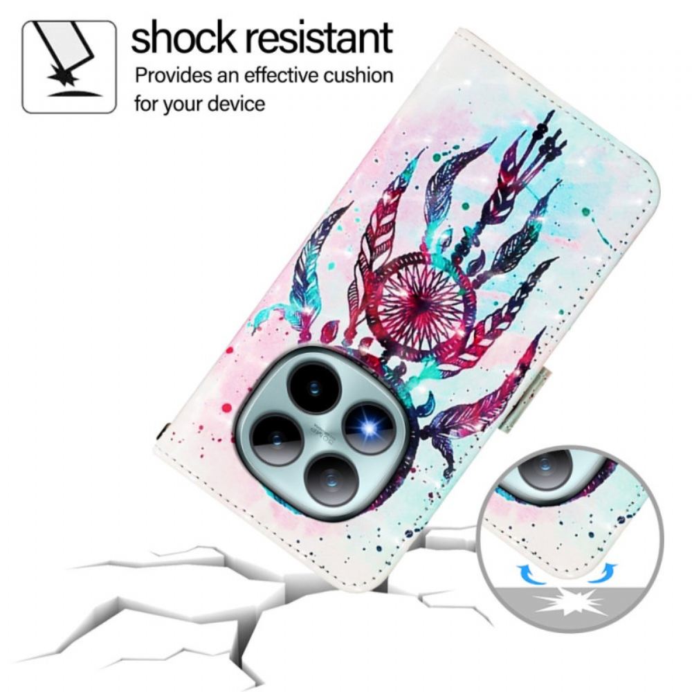 Peněženková Pouzdra Xiaomi Redmi Note 15 Pro Plus 5g Kryty Na Mobil Lapač Snů