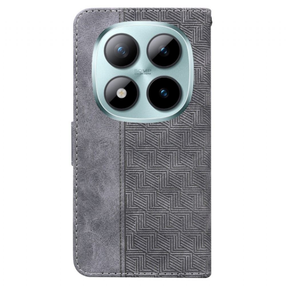 Peněženková Pouzdra Xiaomi Redmi Note 15 Pro Plus 5g Kryty Na Mobil Tkaný Vzor