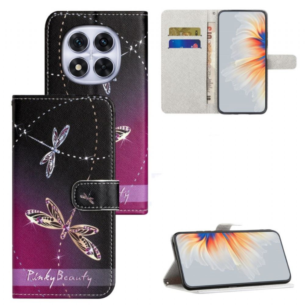 Peněženková Pouzdra Xiaomi Redmi Note 15 Pro Plus 5g Kryty Na Mobil Vážky