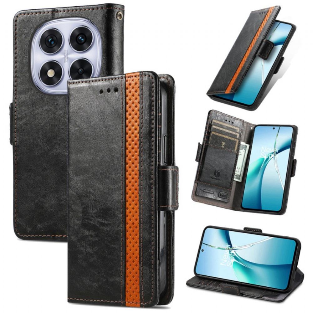 Peněženková Pouzdra Xiaomi Redmi Note 15 Pro Plus 5g Kryty Na Mobil Zlatá Spona Caseneo