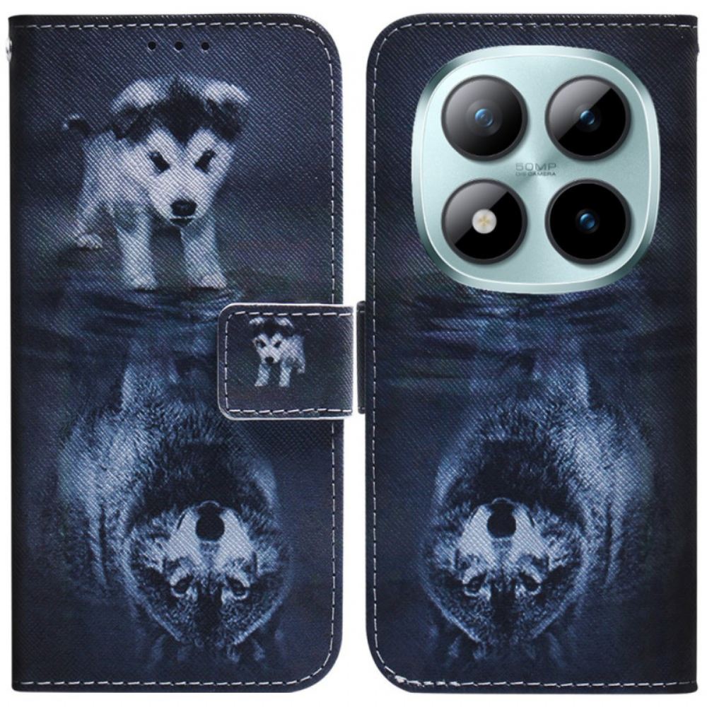 Peněženková Pouzdra Xiaomi Redmi Note 15 Pro Plus 5g Kryty Na Mobil Štěněcí Sen