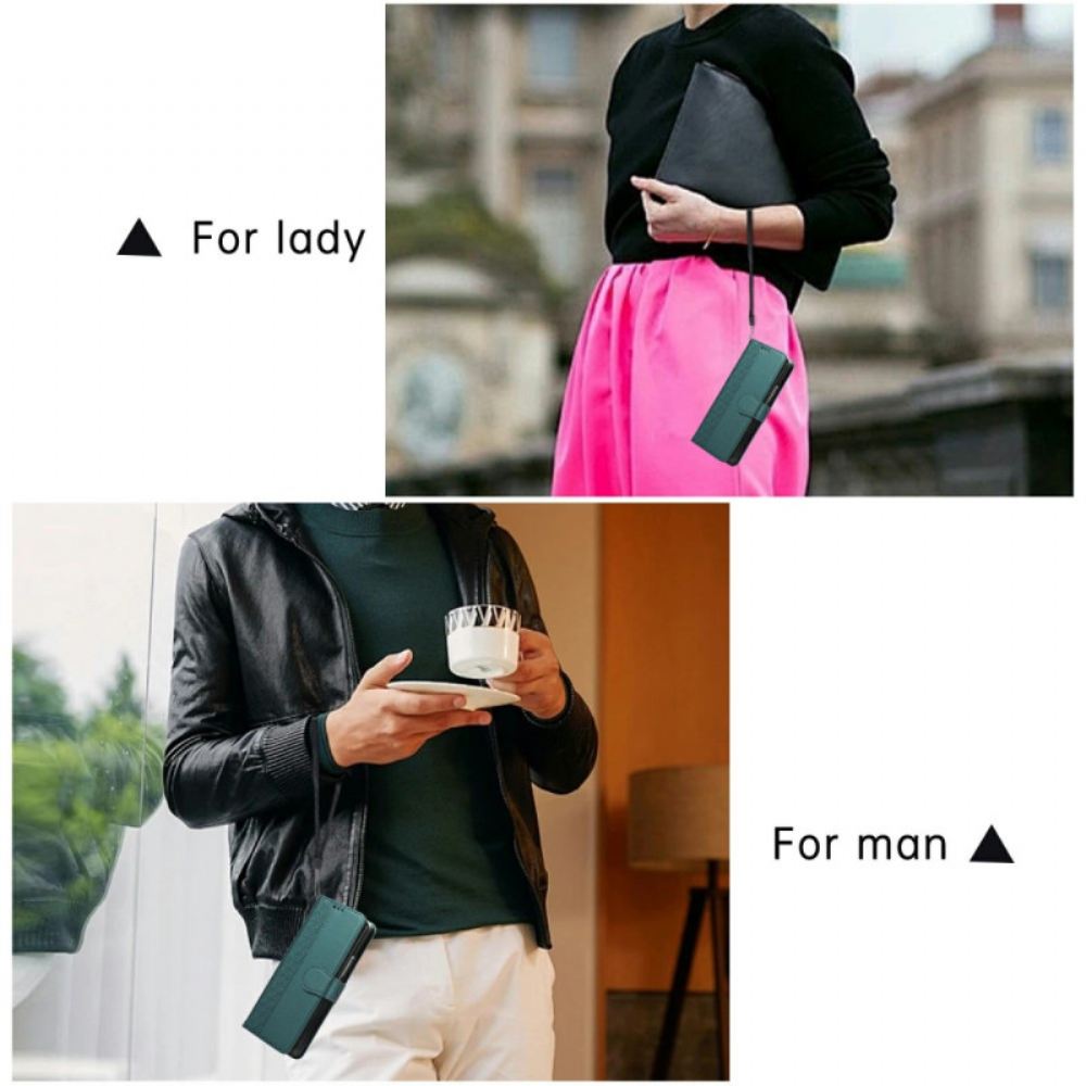 Kožený Kryt Samsung Galaxy Z Fold 7 Diamantový Design